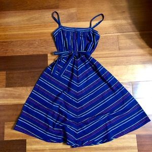 Cooperative Striped Midi Dress